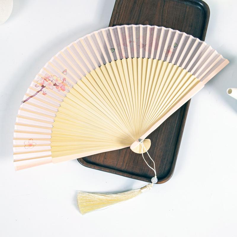 Gradient Cheongsam Style Hanfu Dance Folding Fan