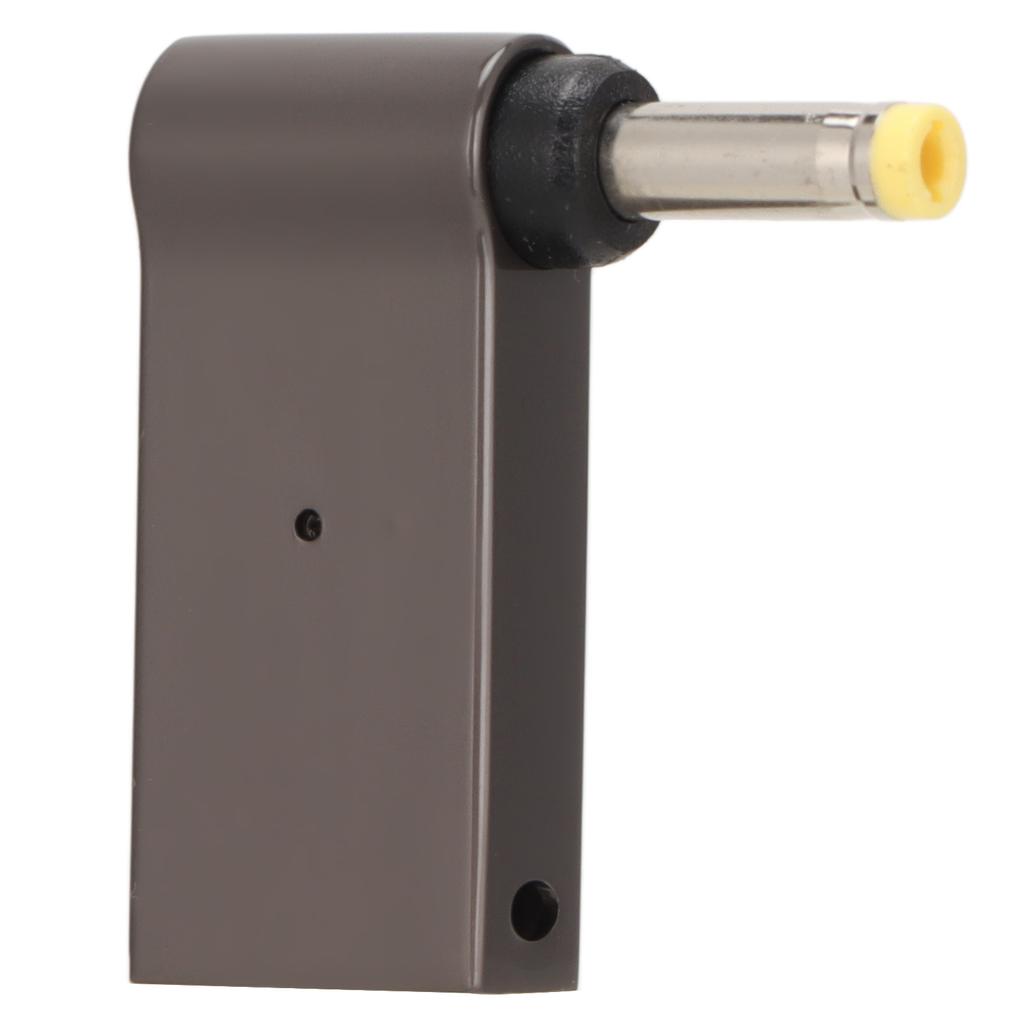 Type C Female Input to DC Adapter PD Fast Charging Chip Aluminum Alloy Material Elbow Design 100W Notebook Power
