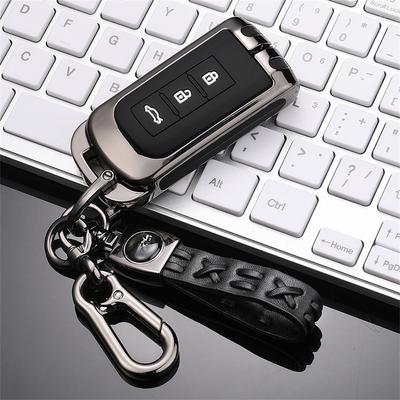 Key Case Fob Shell Cover For Mitsubishi L200 ASX Outlander Eclipse Cross Pajero Sport Lancer Accessories Car-Styling Keychain