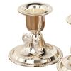 2Pcs Candlestick Holder Ornament Mantel Decoration Taper Candle Holders for Wedding Reception Halloween Hotel Holiday Fireplace