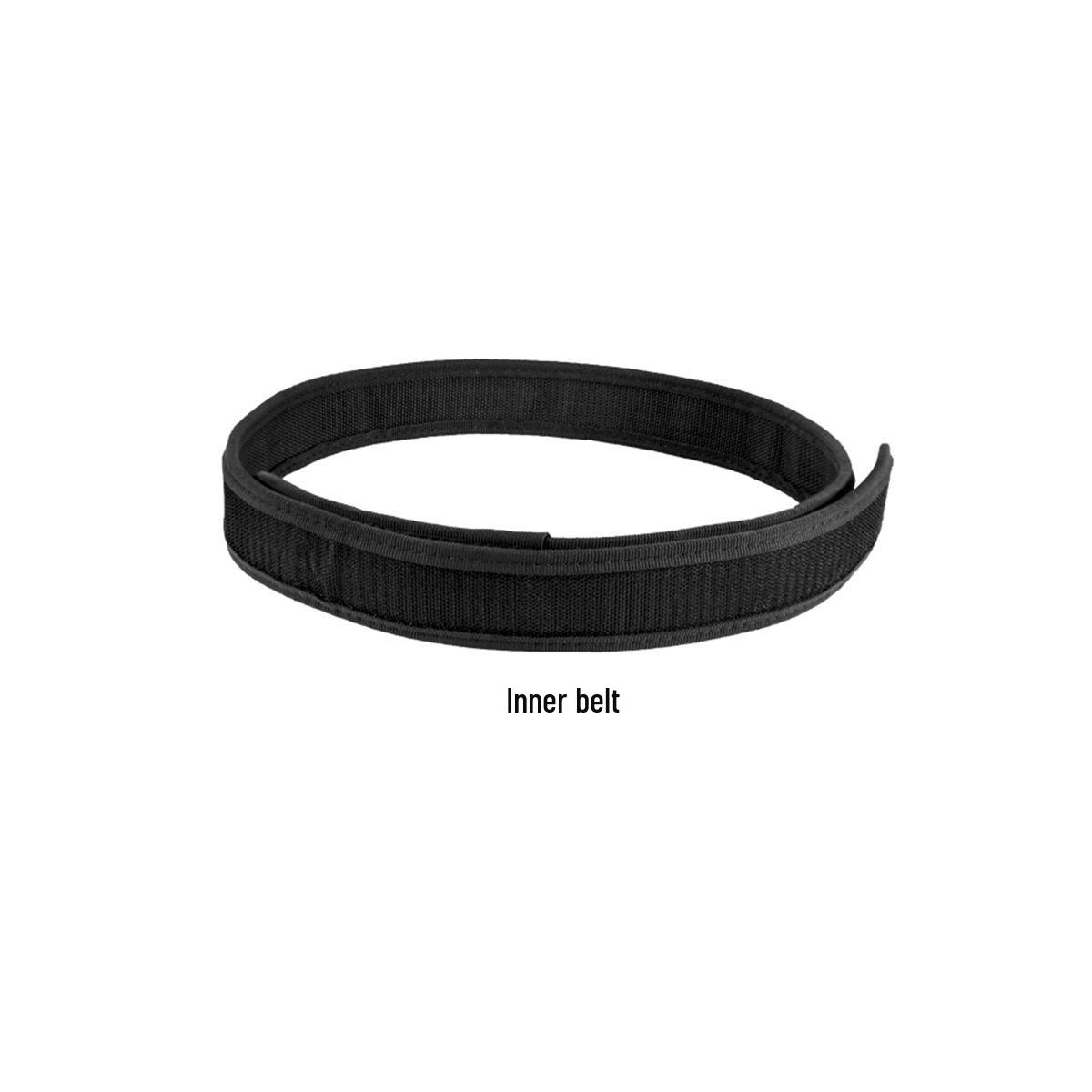 

Men s Black Nylon Tactical Belt with Alloy Buckle - Braided for Security, Suitable for Outdoor Training and Duty Activities.