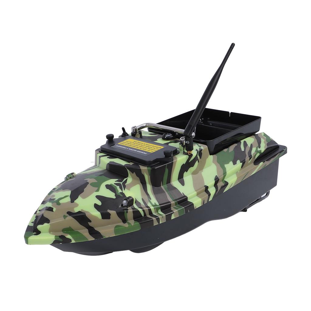 RC Fishing Bait Boat 500m Remote Control Dual Motor Auto Navigation RC Fish Lure Boat with Night