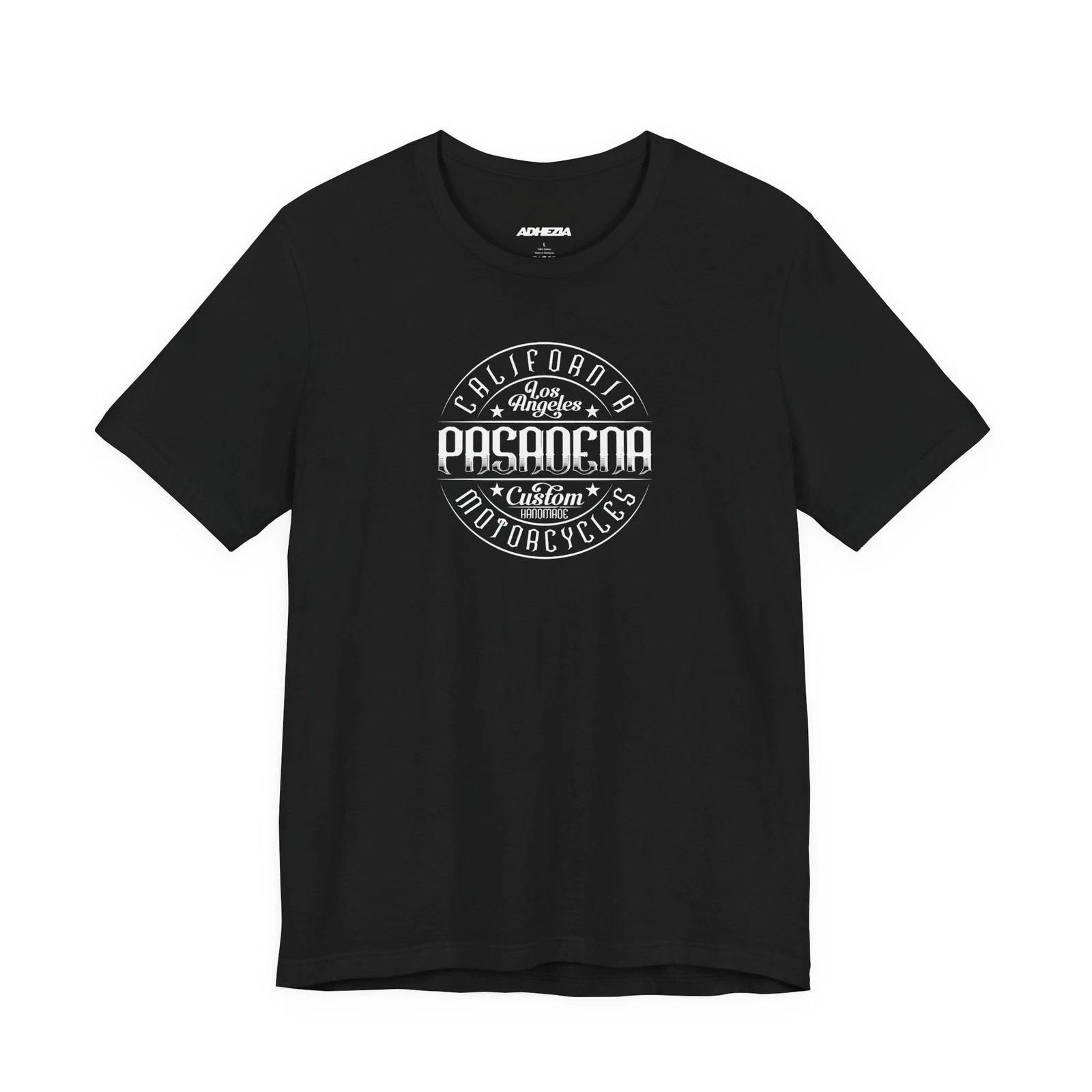 Pasadena Motorcycles Tee – California Vintage Motorcycle Logo T-Shirt 4XL