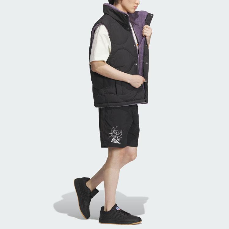 adidas Originals M1 Down Vest 600 Fill Color Block Logo Reversible Sports Vest Men Vests Black IM8438