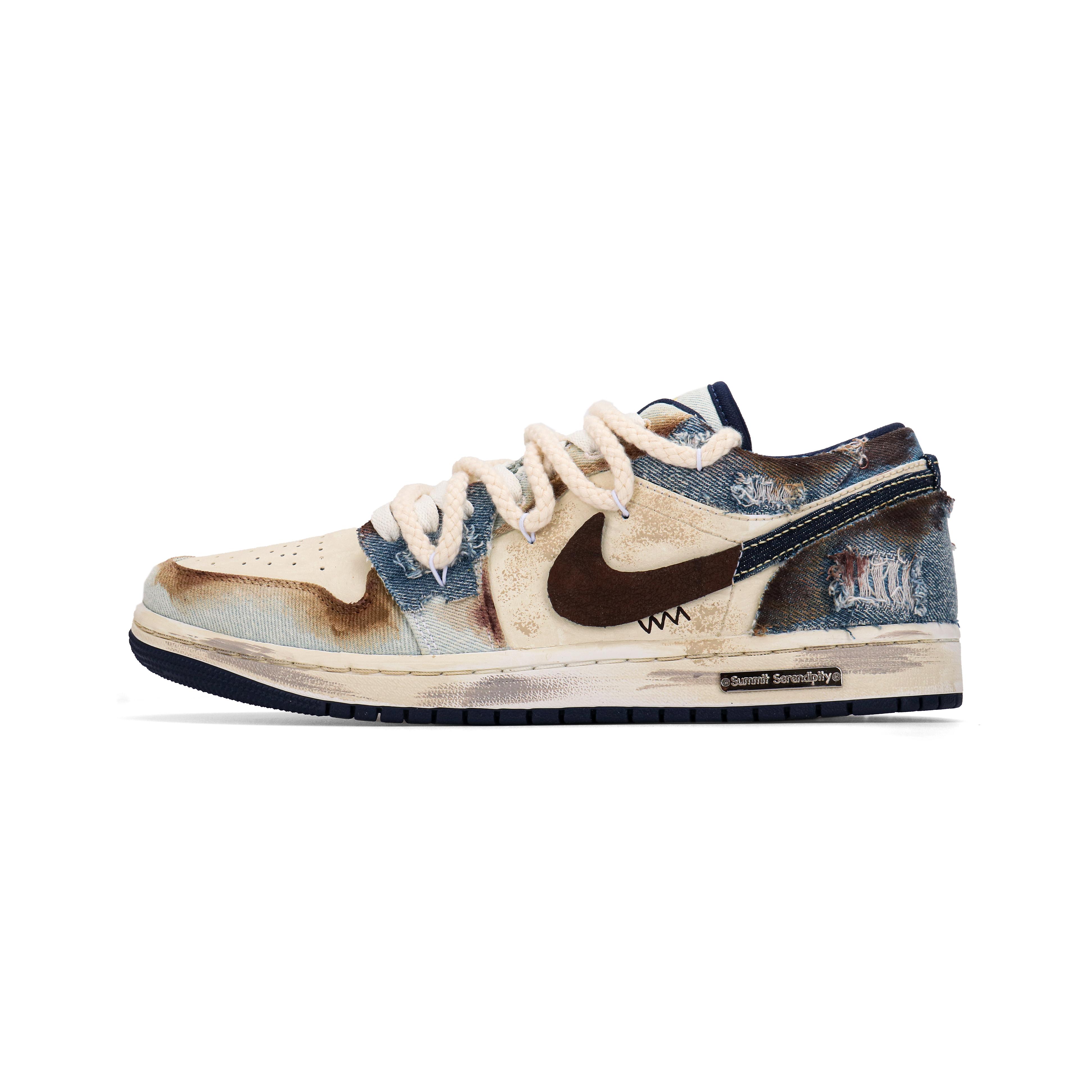 

Jordan Air Jordan 1 Cushioning, Wear Resistant Low top Vintage Basketball Shoes Men s IH0648-141(Team303-) 42