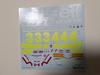 Tamiya Tyrrell P34 Number Cartograf Decals TAMIYA Tyrrell Big Scale 1/12 Six-Wheeler (Part 12036) -