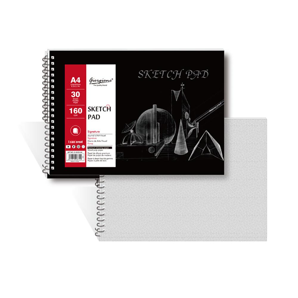 1PCS 30 Sheet A3/A4/A5 Watercolor Sketchbook Paper for Drawing Painting Color Pencil Book School Artist Supplies High Quality