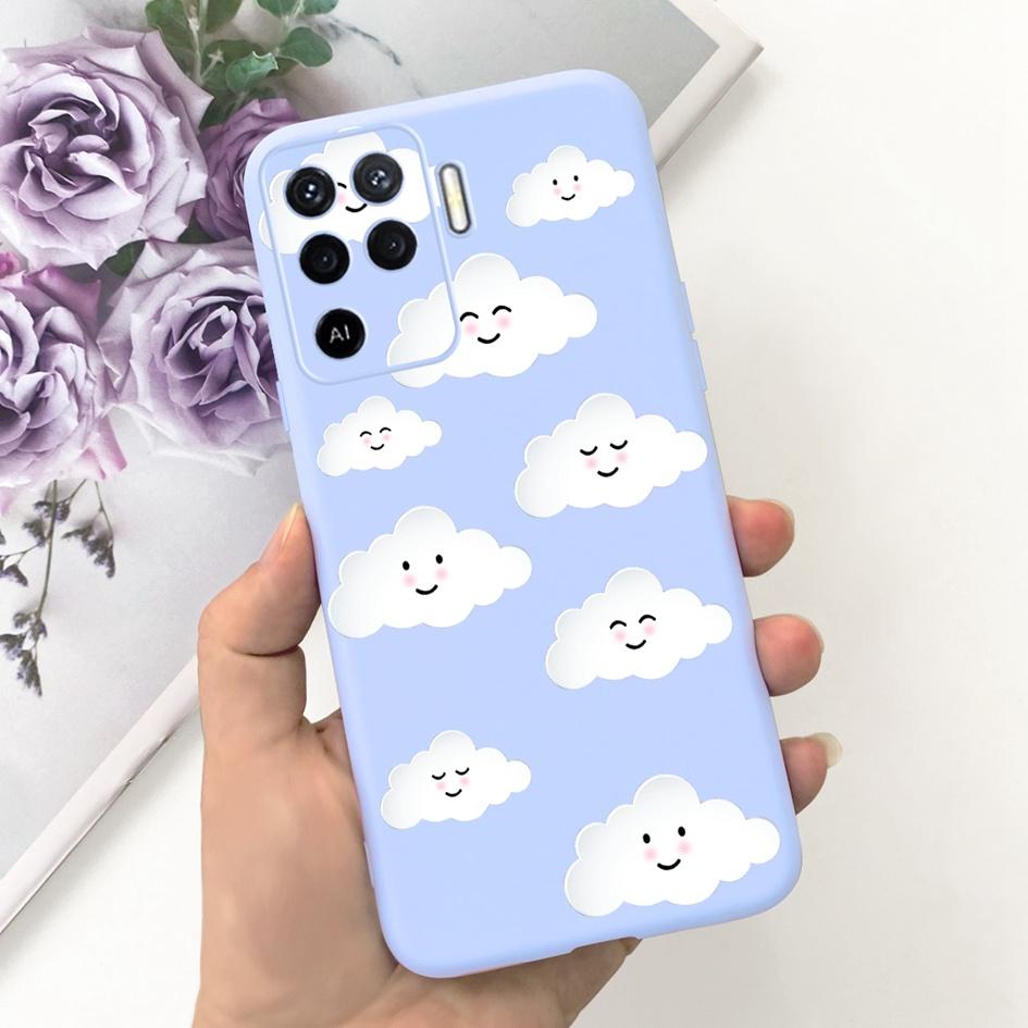 For OPPO Reno 5 5G Reno5 Pro Case CPH2201 Cute Painted Soft Silicone Covers Phone Cases For OPPO Reno 5 Pro Reno5 Lite 5Z Fundas