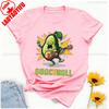 Lustiges Avocado-Shirt für Liebhaber Guac and Roll T-Shirt Niedliches Gitarrenspieler-Geschenk Guacamole Musikliebhaber Erwachsener Unisex Bedrucktes T-Shirt Oberteile