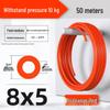Zhuo Ji 8mm High-Pressure Transparent PU Air Hose for Air Compressors (Sizes: 4/6/10/12/14/16)
