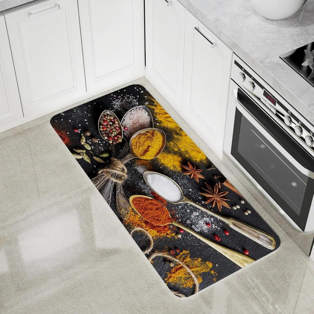 Long kitchen carpet home entrance door mat bedroom living room decoration bedside carpet corridor balcony bathroom non-slip mat
