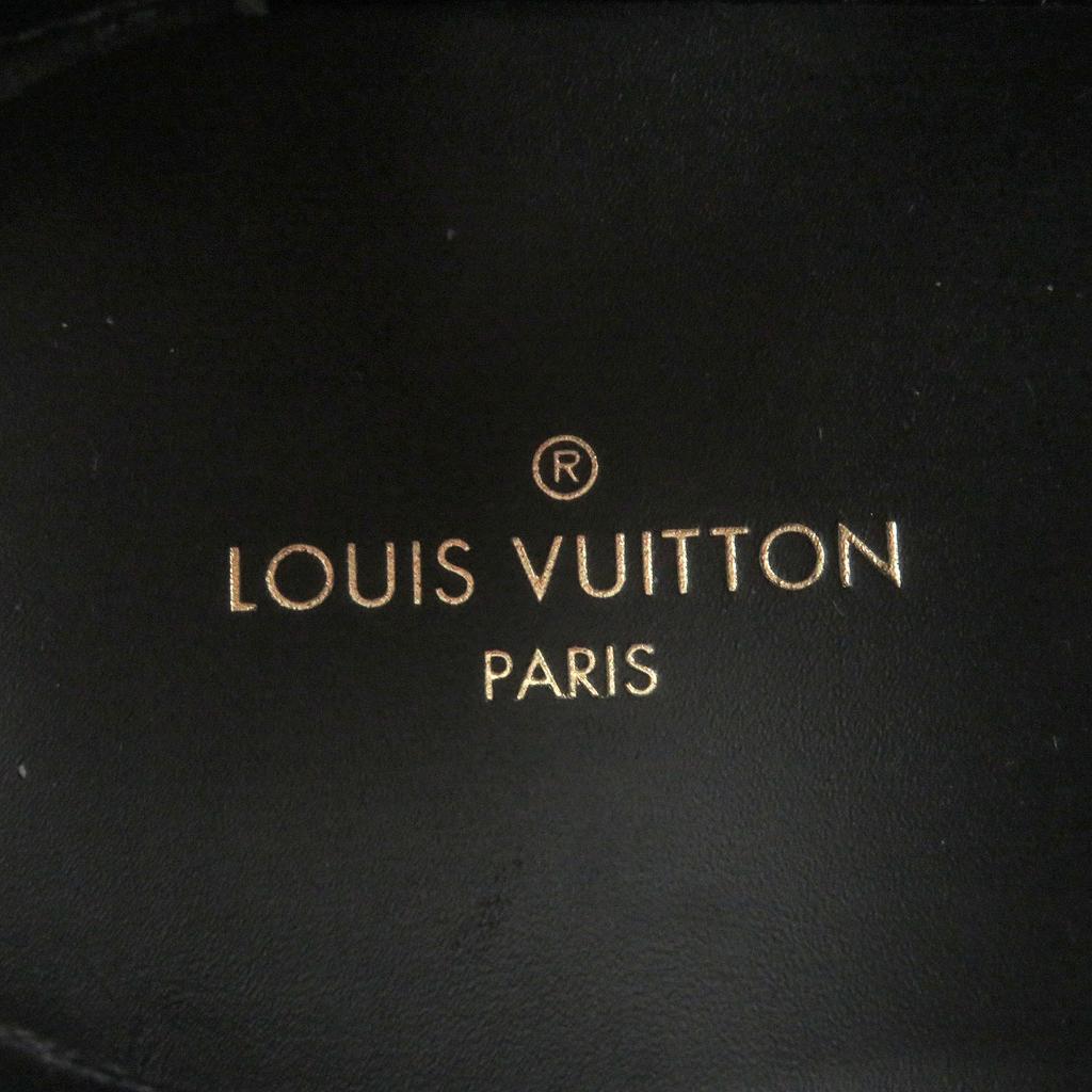 Ausgezeichnete LOUIS VUITTON Low-Cut-Sneaker LV Runaway Linie Weiß braun schwarz Leder Herren 7 Gebraucht