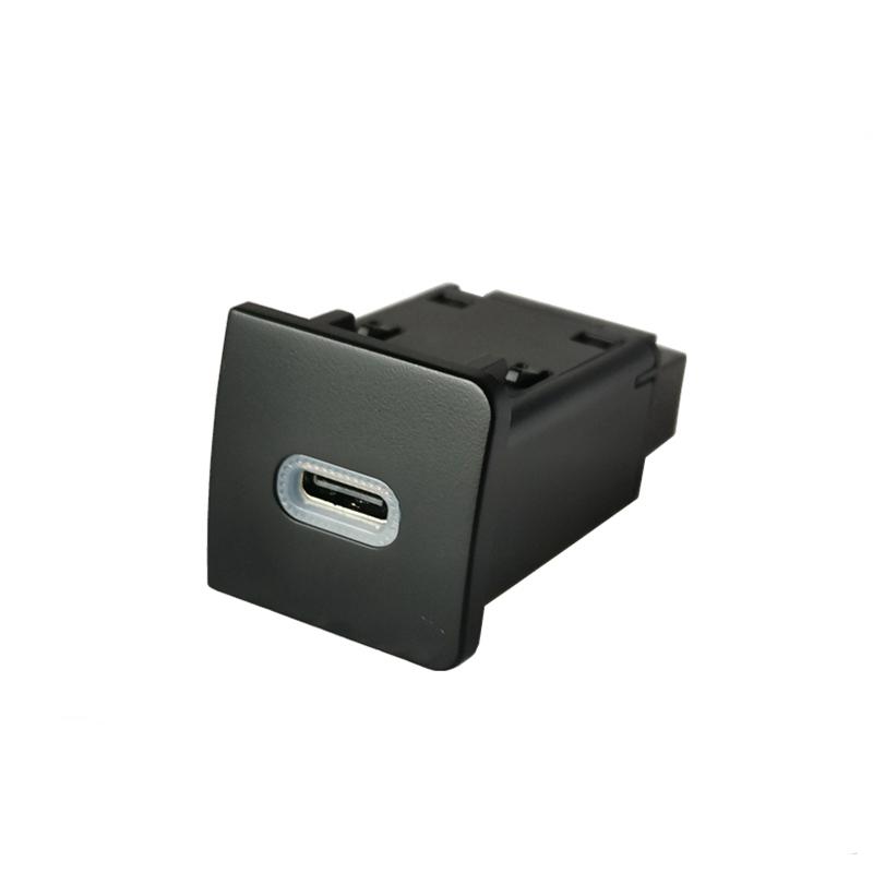 Car Rapid Charger TYPE-C QC3.0 USB Interface Dual Socket for Phone Charger Suitable For VW Golf 5 Golf 6 Accessories Battery Switches5