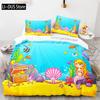 Duvet Cover Ocean Underwater World Bedding Sets With Goldfish Coral Reef Quilt Cover For Kids Teens Children Bedroom Decoration