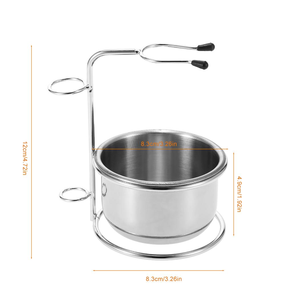 Anself 2 in 1 Men s Shaving Set Dry or Wet Shaving Cup + Shaving Holder Male Beard Shaving Soap Bowl Shaving Stand