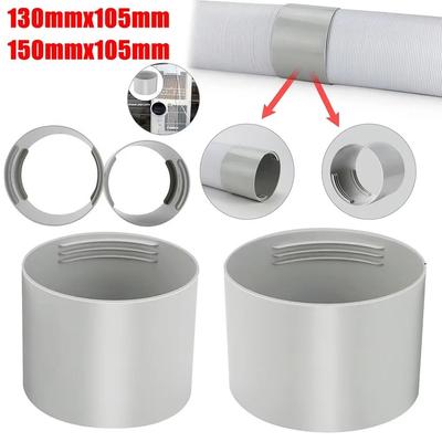 Flexible Duct Extension Pipe 130/150mm Exhaust Hose Interface for Mobile Air Conditioning