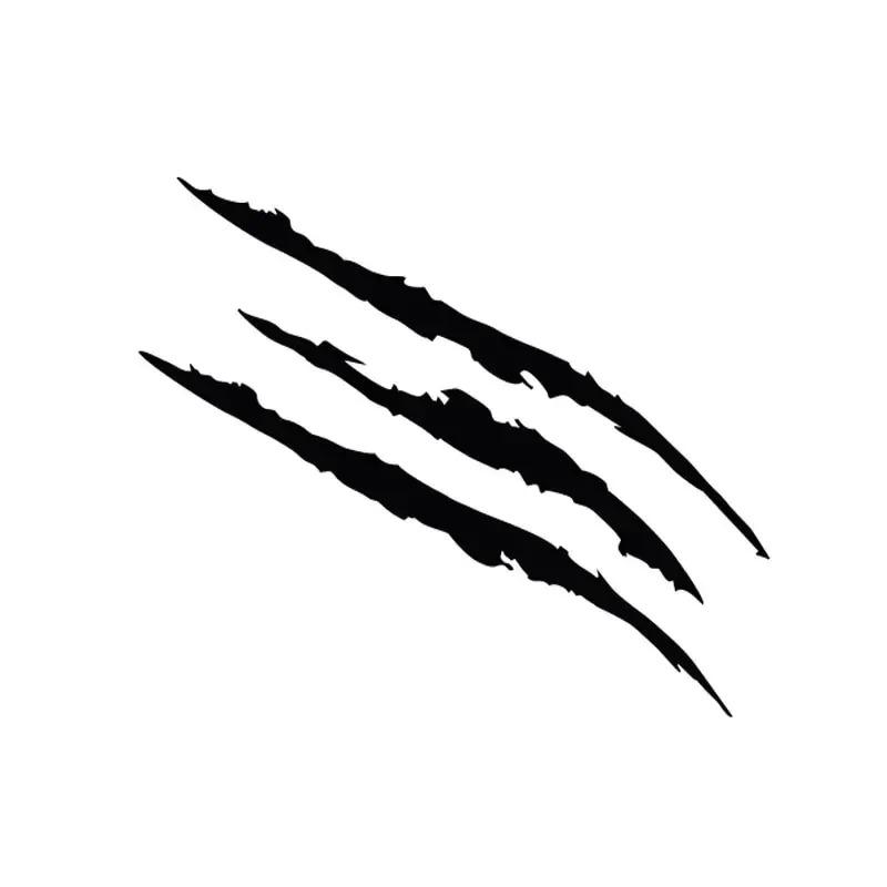 2024 New Design Monster Claw Marks Headlight Vinyl Decals Car DIY Stickers Stripes Scratch Decoration Universal for All Cars