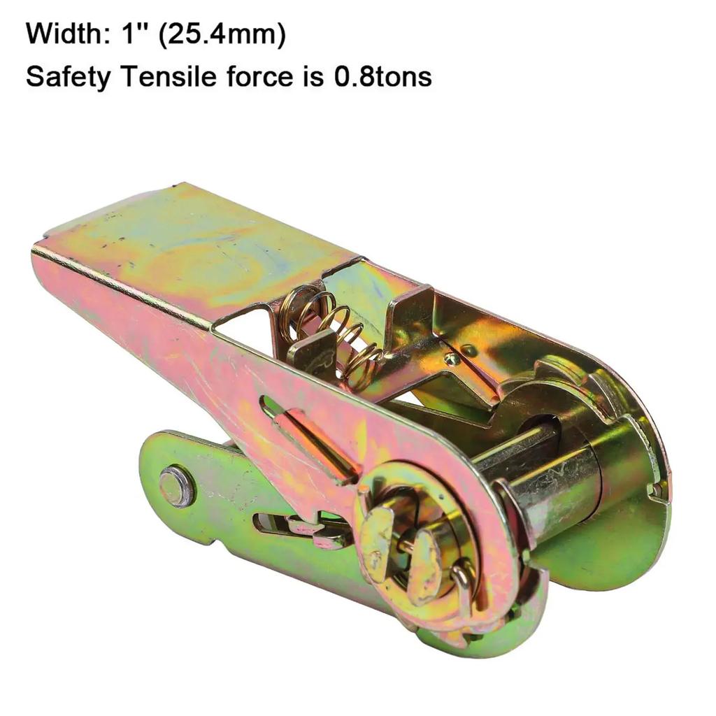 Belt Buckle Webbing Buckle 1 Inch Wide Aluminum Alloy Buckle Cargo Fixing Fixed 0.8tons For Logistics Transportation
