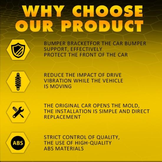 Rear Pair Bumper Retainer Bracket Support Sets For Escape 2008-2011 Mariner Ford