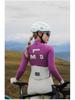Lampaida Women's Vintage Style Fleece Cycling Jersey Long Sleeve Set - Frost Shadow Design