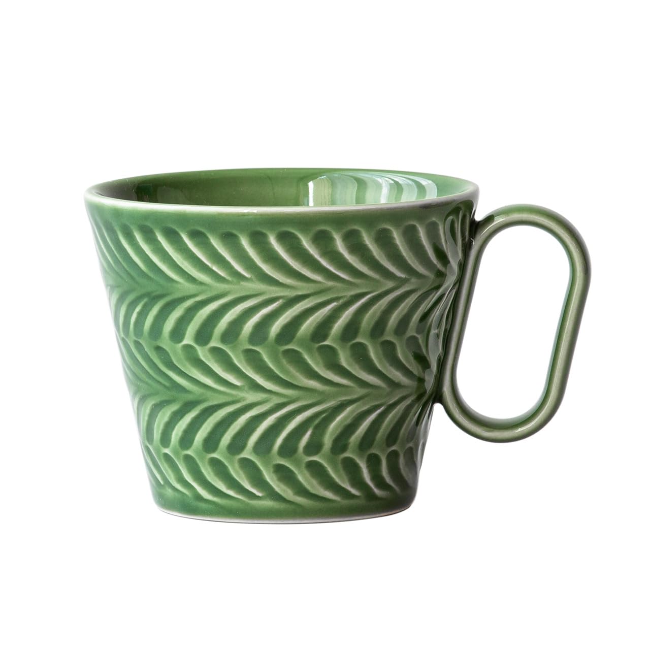 

Wired Beans Hasami Ware Rosemary 240ml Mug Coffee Cup (Green)
