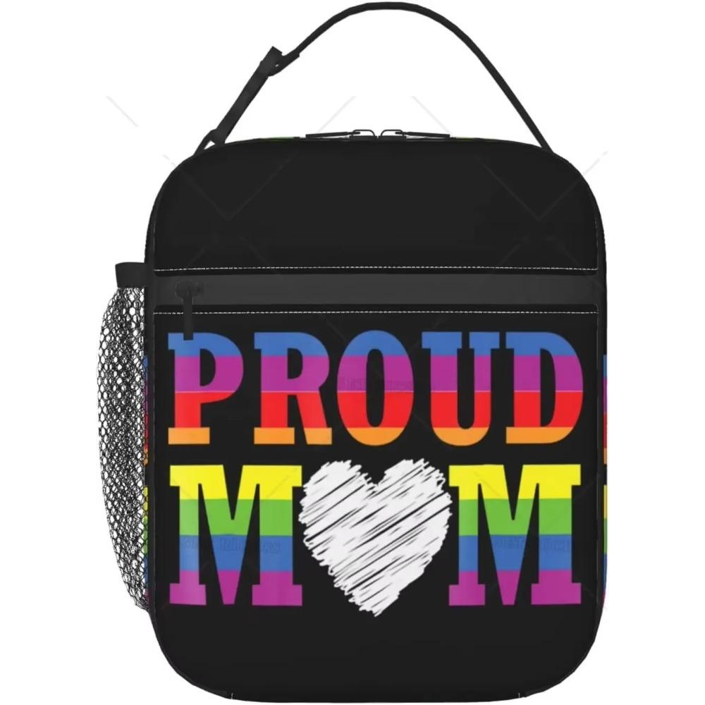 Pride Month Gay Pride Ally Brotdose für Damen Herren Niedliche Tragetasche Lunchbox mit Tasche Isolierte Taschen für Arbeit Büro Reisen Picknick