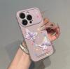 Beautiful floral butterfly is suitable for Apple 17promax mobile phone iphone16/15Pro love window mobile phone case