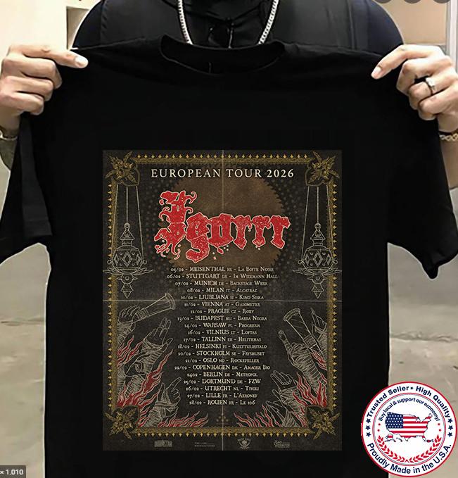 Igorrr Band European Tour T Shirt Full Size S-5XL XXXL