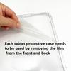 Tablet Case For iPad Air 13 (2025)/(2024)/Pro 12.9 (2022)/(2021)/(2020)/(2018),Corner Protection Clear Acrylic+TPU Cover