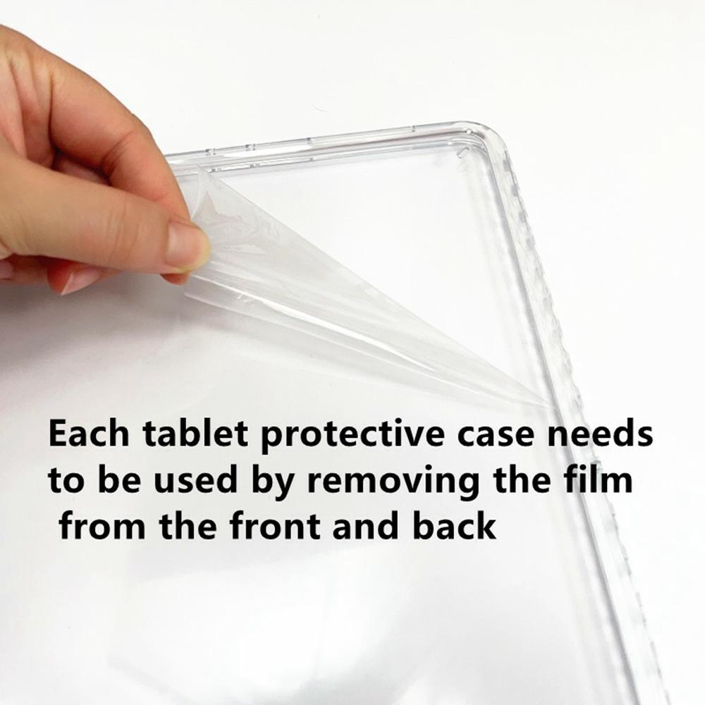 Tablet Case For iPad Air 13 (2025)/(2024)/Pro 12.9 (2022)/(2021)/(2020)/(2018),Corner Protection Clear Acrylic+TPU Cover