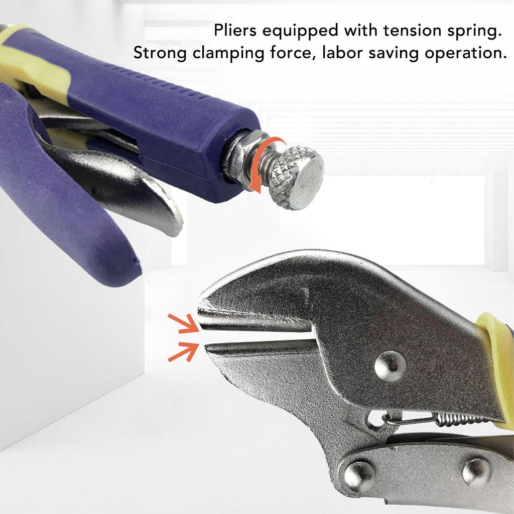 Pinch Off Pliers C45 Steel 7mm Straight Jaw Locking Pliers Tool for Copper Hoses Straight Jaw Locking Pliers Pinch Off Pliers