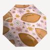 American football Theme Automatic Umbrella, Lightweight & Portable, 8 Rib, Perfect for Outdoor Travel, Birthdays, Christmas, Gifts.