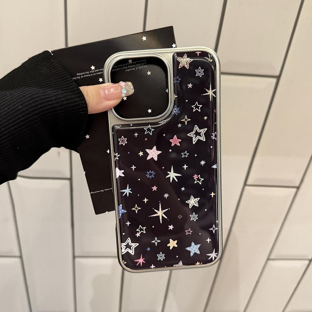 Creative Colorful Stars Phone Case for iPhone 17 iPhone 17 Pro Max