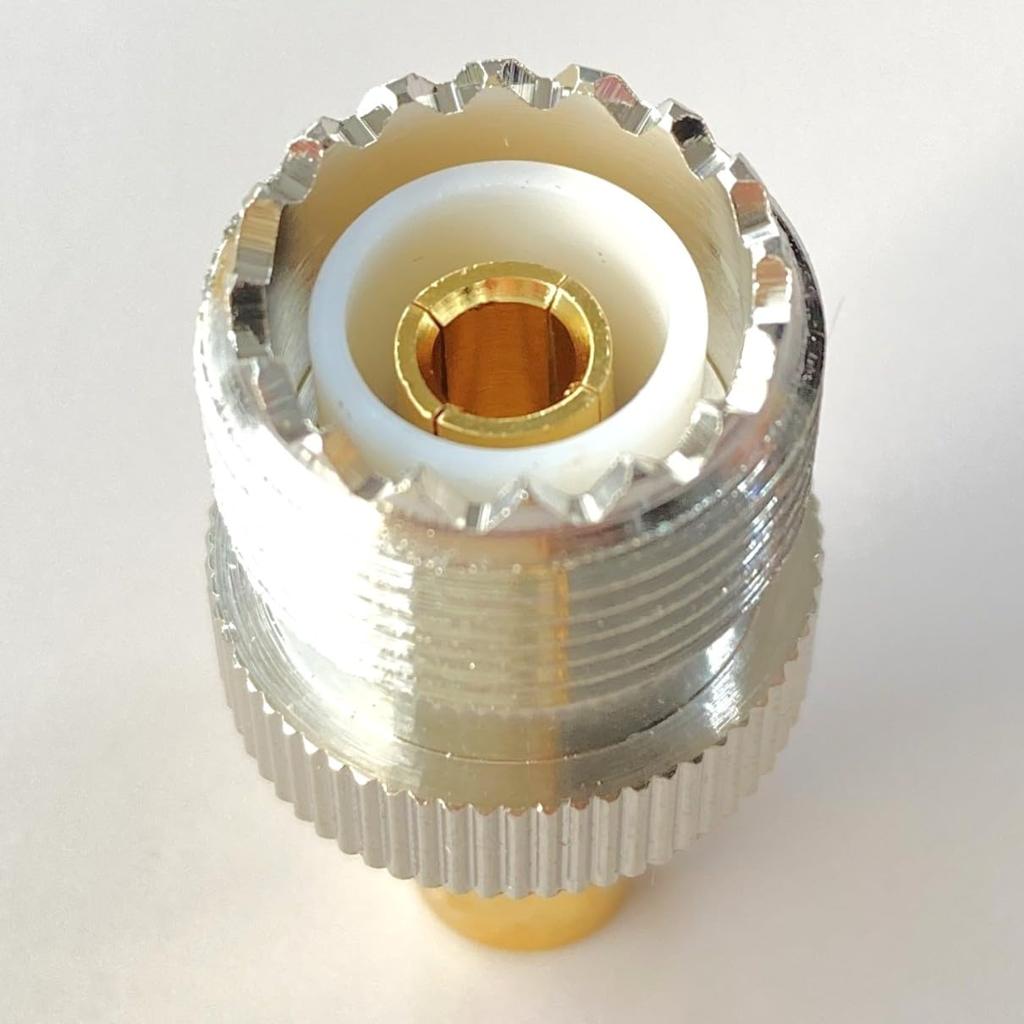 M-Type Female to SMA Male Adapter (MJ-SMA-P) - Set of 2 for Amateur Radio and Other Wireless Communications