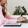 Rotatable Mic Stand Clip Microphone Holder Clamp For Microphone Stand Microphone Accessories Holder Clip Accessories