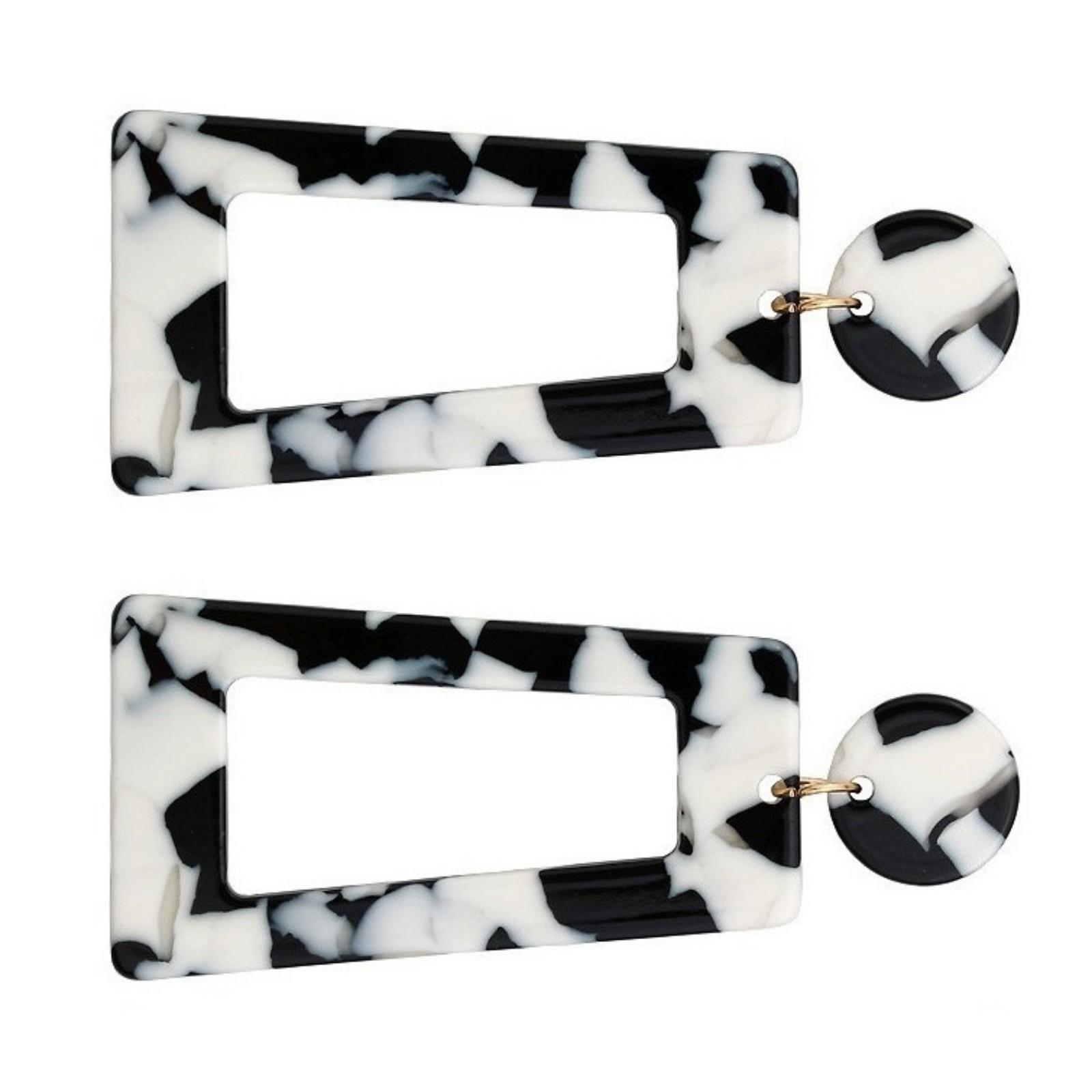 

Серьги-трапеции из ацетата ручной работы, серьги на каждый день, ювелирные украшения для деловой встречи, уникальные серьги для модных женщин 1