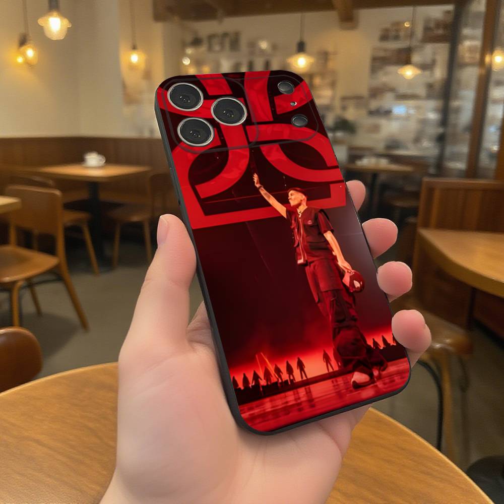 Rapper AMERI D-DUKI Phone Case For iPhone 17,16,15,14,13,12,11,Pro,XS,Max,XR,Plus,E,SE4,Mini Black Soft Cover