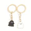 Halloween Ghost Pendant Keychain Cute Cartoon Schoolbag Key Ring Couple Bag Hanging