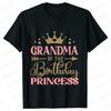 Fashion Birthday Princess Girls Party T-shirt Family Gathering Matching Sibling Tees Kids Adult Clothing Crown Graphic Y2k Tops