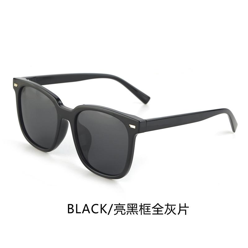 TR high definition polarized men's sunglasses anti-ultraviolet trend versatile glasses women's high sense big face thin sunglasses