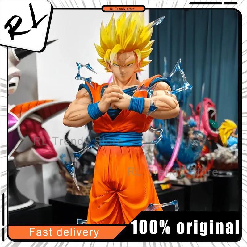 30cm Dragon Ball Anime Figure Super Saiyan Goku Model Dolls Trend Action Figures Collectible Toy Desktop Accessorie Gifts