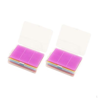 2 Stück Malerei Klebe Knete DIY 4 Farben Kunst Mehrzweck mit Aufbewahrungsbox für Nagel