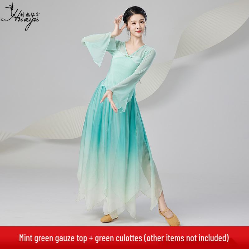 Damen Fließendes Klassisches Tanzkostüm-Set - Antiker Chinesischer Feenstil