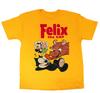 Felix der Kater Gold Klassisch Lustig Unisex Baumwoll-T-Shirt Alle Größen MA164
