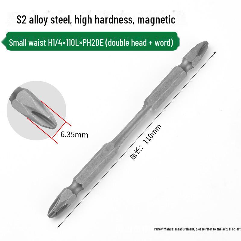 Taiwan S2 Steel Hardened Hexagonal Screwdriver Bit, Phosphate Gray Finish