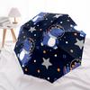 1pc Dino Astronaut Automatic Open/Close Umbrella, Windproof, Folding Compact Umbrella with Lightweight Design for Women/Men143