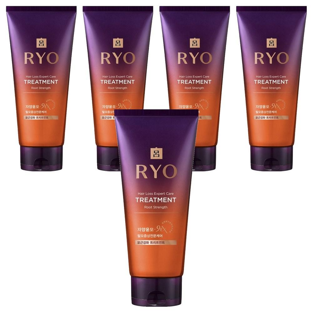 Ryeo Jayang Yunmo 9EX Hair Loss Symptom Specialized Care Root Strengthening Hair Treatment 330ml 5 pcs
