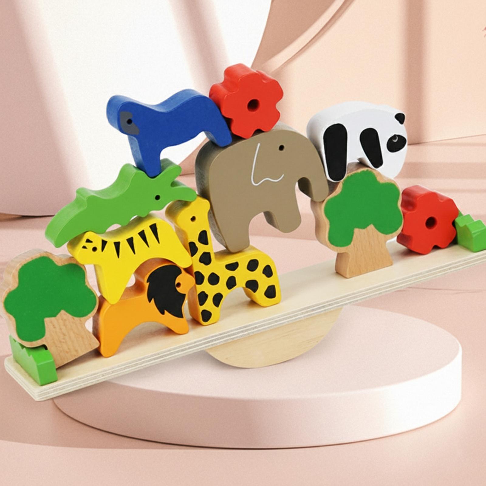 

Wooden Animal Seesaws And Animal Games To Cultivate Children s Hand Eye Coordination One Size