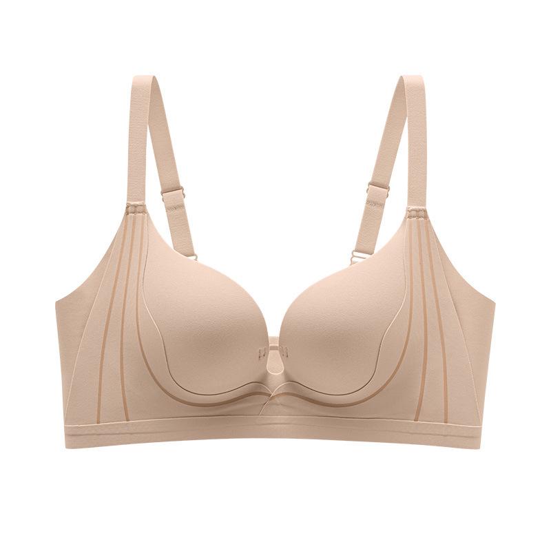 Europäischer & Amerikanischer Nahtloser Hebe-BH: Bügellos, Seitenhalt, Anti-Durchhängen, Verstellbar, für Frauen mit kleiner Brust zur Formgebung.