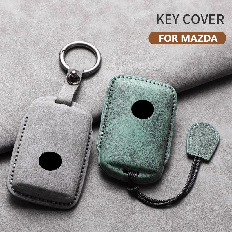 Car Key Case Cover For Mazda 3 6 Axela Cx5 Cx-30 Cx-50 Cx70 Cx-9 Cx90 Mx-5 Cx60 Car Shell Keychain Protecter Garnish Accessories